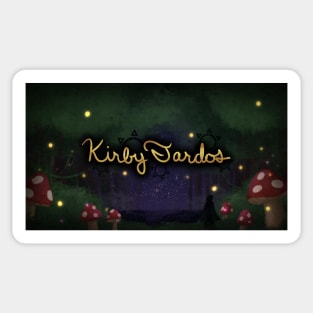 Kirby Tardos Mushroom Forest Sticker